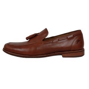 Tommy Bahama brown Brazilian leather tasselled loafers sz. 11m
